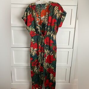 Zara floral jumpsuit size Small